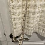 NWT Uncharted Threads Size L Cream Stretchy Knit Crochet Terry Cover Up Dress White Size L Photo 9