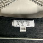 A Dip Of Darling Black Knit Lace Crochet Hem Long Sleeve Top XXXL Size undefined Photo 1