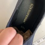 Superga | Size 7 Black and Tan Sneakers Classic Canvas Style Photo 6