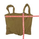 HAH X FREE PEOPLE Boned Crop Top Sz XL Bustier Fairy Preppy Coquette Holiday NWT Tan Photo 11