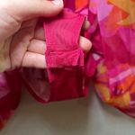 Flying Tomato  Floral Bodysuit Pink Orange Long Sleeve coquette boho Sheer Size S Photo 5