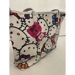 2018 Hello Kitty White Tote‎ Purse Bag Fab NY Sanrio 13 x 10" + 10" Handles Photo 13