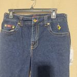 Baby Phat  jeans womens 15/16 embroidered gold cats y2k vintage 90s straight Photo 5