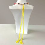 Free People Ariana Ost At The Market Necklace Pink NWT Belly Chain Shells Beach Photo 3