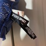 PINK - Victoria's Secret PINK Sport Victoria's Secret Blue Lace Racerback Sports Bra Small NWT Photo 12