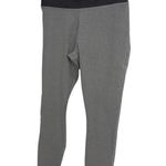 Fabletics  Workout Legging Size Large Gray And Black Ankle Side Zip Pocket Photo 2