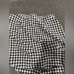 Topshop  Black and White Gingham Mini Skirt Photo 11