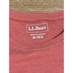 LL Bean Womens Shirt Coral M Reg Blouse Top‎ Long Sleeve Casual Work Career Size M Photo 2