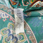 Hinson Wu Gemma Long Sleeve Teal Paisley Print Shirt Size S NWT Green Photo 10