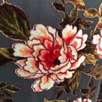 Cupcakes and Cashmere  Velvet Floral Swing Dress Photo 8