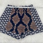 H&M  Patterned High‎ Waisted Boho Festival Shorts Size 4 Photo 5