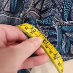 Luxology V-Neck Flutter Short Sleeve Boho Maxi Dress Pullover Blue Size XL Photo 12