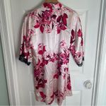 Lilac & London Floral Satin Kimono Robe Photo 6
