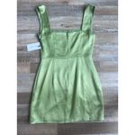 Line&Dot Satin Mini Dress Green Size S Photo 3