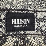 Hudson Jeans Hudson Nico Midrise Snake Print Super Skinny Pants Gray Black Size 27 Photo 2