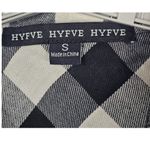 Hyfve Black & White Buffalo Plaid Button Photo 2