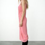 ZARA NEW DRAPED ASYMMETRIC DRESS ROSE PINK WOMENS SIZE XS Photo 1