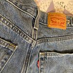 Levi's  High Waist Denim Shorts - Blue Photo 2