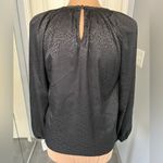 Inc Chain Neck Black Satin‎ Blouse Witchy Whimsigoth Date Night Size XS Photo 4