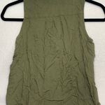 H&M  Green Sleeveless Button Down Shirt Size 11-12Y Photo 5
