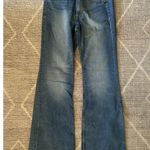 Divided Jeans Women's Sz 8 Medium Blue Wash Low Rise Bootcut VTG Hippy 70s Photo 0