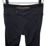 Lululemon Ruched Cropped Leggings Black Stretch Athletic Crop Women’s Size 4 Photo 4