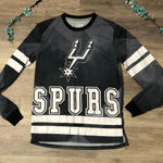 Nba San Antonio Spurs Long Sleeve Top Size Small Photo 0
