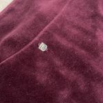 Fabletics  Burgundy Velour Jacket Quarter Zip Athletic Sweatshirt Size 2XL XXL Photo 7