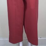 Andrew Marc Marc New York  Pleated Drawstring Pants in Deep Salmon Photo 3