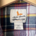 Field & Stream Woman Flannel 100% Cotton Bottom Up Shirt, Size M Photo 1
