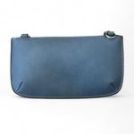 Joy Susan  Leather Wristlet Crossbody Bag – Slate Blue / Gray – Removable Straps Photo 5