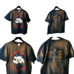 Urban Outfitters American Iron & Muscle T Shirt Vintage Y2K Brown Black Medium M USA Eagle Unisex Photo 1