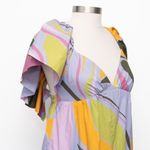 La Ligne Stella Cotton Maxi Dress Large Purple Photo 6