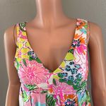 Lilly Pulitzer  Womens Tank Target Nosey Posey Top Blouse Shirt Floral pink XS #5 Photo 5
