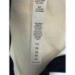 Splits59  Austin Airweight Crop Polo Top Women's Size L White Navy Athleisure NWT Photo 10