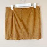Zeagoo  | Tan Faux Suede Lace Up Mini Skirt Sz XL Photo 1