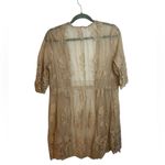 No Boundaries  Beige Sheer Lace Kimono Cardigan Photo 1