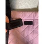 Steve Madden  Quilted Puffer Tote Bag Lilac Purple Black Straps Zip Pockets Large Photo 1