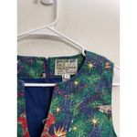 NWT Mele Kalikimaka Reyn Spooner Hawaiian Xmas '22 Dress Women's 4 Santa Surf Green Photo 2