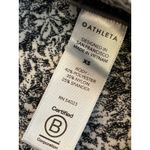 Athleta XS Salutation Stash Pocket II 7/8 Black White Floral Print Leggings Photo 6