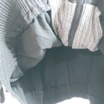 Blast 2X Vintage 80s Zip Front Hoodie Light Jacket Black White Silver Photo 3