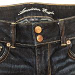 American Eagle  Outfitters Womens Cropped Distressed Jeans Size 6 Low Rise Photo 1