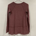 Hollister  Mauve Waffle Knit Long Sleeve Shirt Photo 3