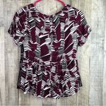 Worthington Petite Small Short Sleeve Peplum Top w/Lace Back Zipper Clos… Photo 2