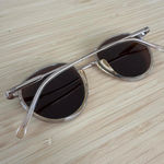 Sunski Baia Polarized Round Sunglasses CHAMPAGNE AMBER 47 Photo 5