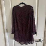 ASTR -  Floral Chiffon Back Cutout Shift Mini Dress Small Photo 4