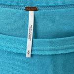 Free People NWT  Long Sleeve Babydoll Top Turquoise  Size Medium Photo 5