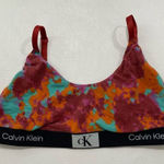 Calvin Klein Tie-Dye Bralette | Wireless Lounge Bra | Size XL Photo 0