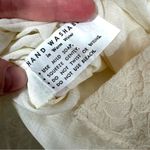 Vintage 1 Park Ave Cream Lace Coquette Union Made Button Down Shirt Size XL Photo 12