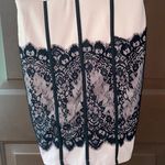 Micro Fiber Trim lace Mini Dress Multiple Size L Photo 3